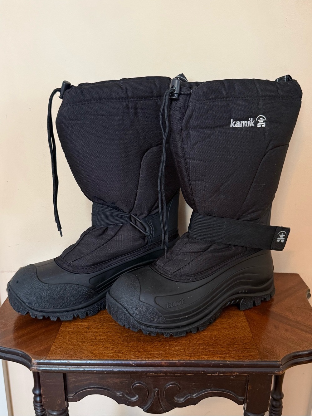 Kamik Black Men’s Winter Snow Boot - Greenbay 4 - Picture 2 of 9